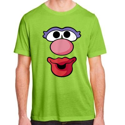 Mr. Potato Head Halloween Mrs. Potato Head Big Face Adult ChromaSoft Performance T-Shirt