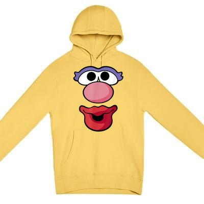 Mr. Potato Head Halloween Mrs. Potato Head Big Face Premium Pullover Hoodie