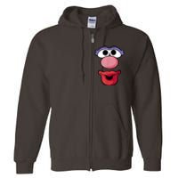 Mr. Potato Head Halloween Mrs. Potato Head Big Face Full Zip Hoodie