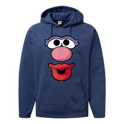 Mr. Potato Head Halloween Mrs. Potato Head Big Face Performance Fleece Hoodie