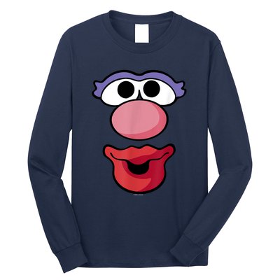 Mr. Potato Head Halloween Mrs. Potato Head Big Face Long Sleeve Shirt