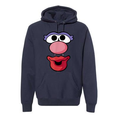 Mr. Potato Head Halloween Mrs. Potato Head Big Face Premium Hoodie