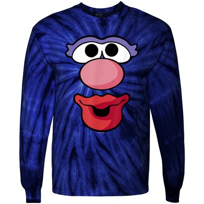 Mr. Potato Head Halloween Mrs. Potato Head Big Face Tie-Dye Long Sleeve Shirt