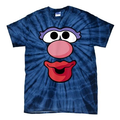 Mr. Potato Head Halloween Mrs. Potato Head Big Face Tie-Dye T-Shirt