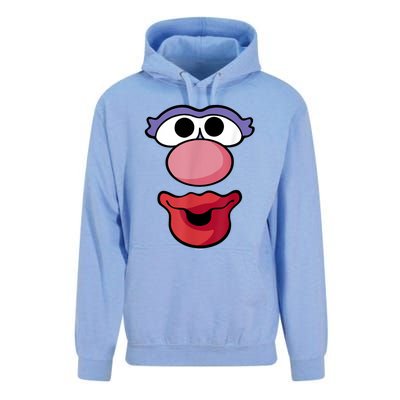 Mr. Potato Head Halloween Mrs. Potato Head Big Face Unisex Surf Hoodie