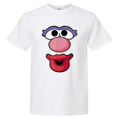 Mr. Potato Head Halloween Mrs. Potato Head Big Face Garment-Dyed Heavyweight T-Shirt