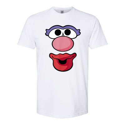 Mr. Potato Head Halloween Mrs. Potato Head Big Face Softstyle CVC T-Shirt