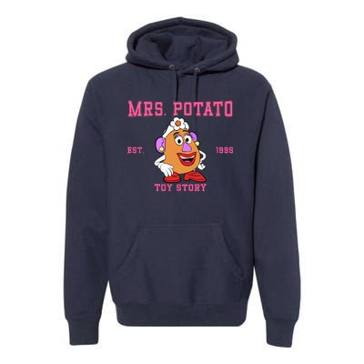 Mrs Potato Head Est 1995 Toy Head Thanksgiving Matching With Him Premium Hoodie