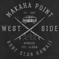 Makaha Point Hawaii Surf Club Cool Comfort Performance Bucket Hat