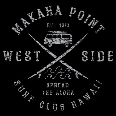 Makaha Point Hawaii Surf Club T-Shirt
