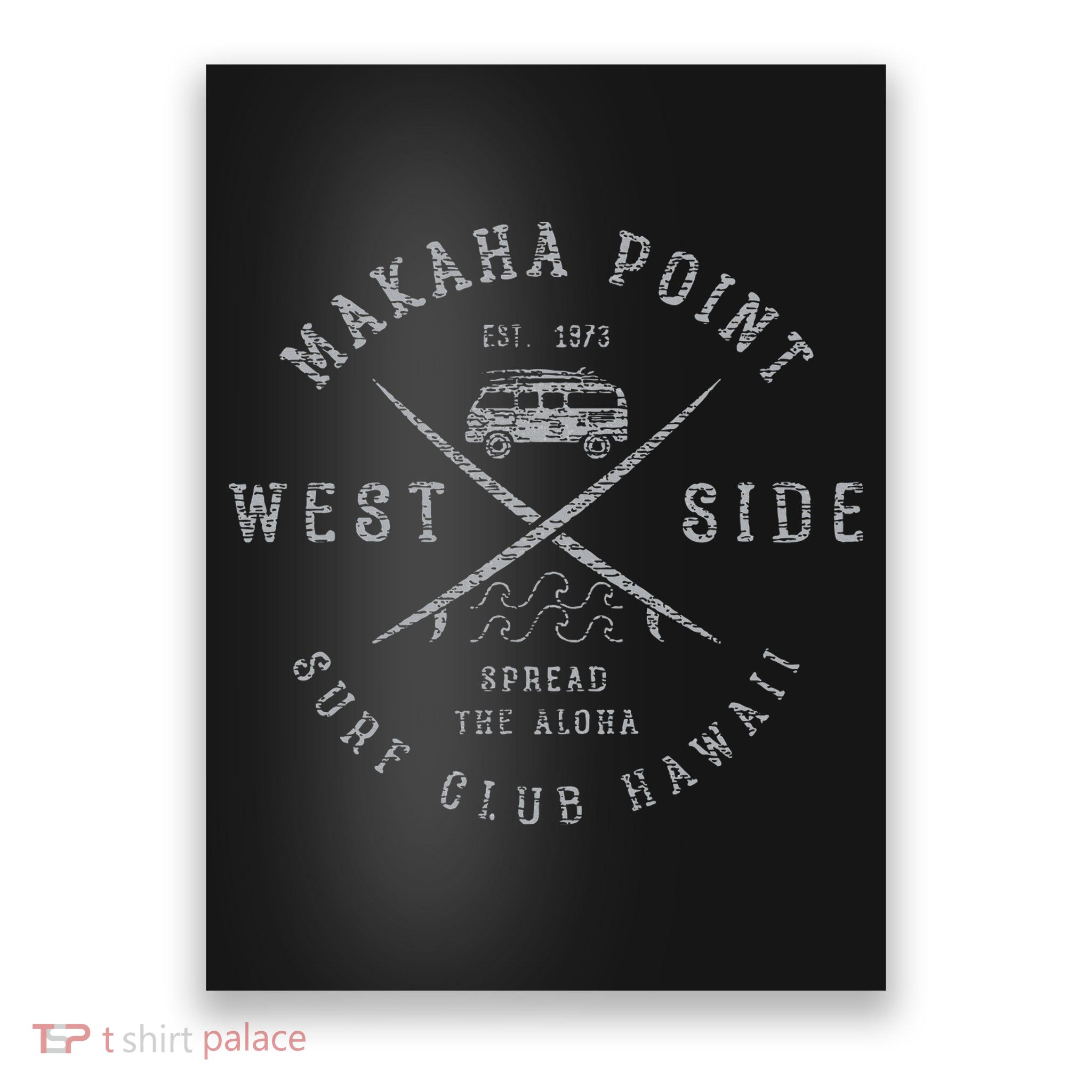 Makaha Point Hawaii Surf Club Poster