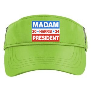 Madam President Harris Vote Kamala Harris 2024 Election Adult Drive Performance Visor