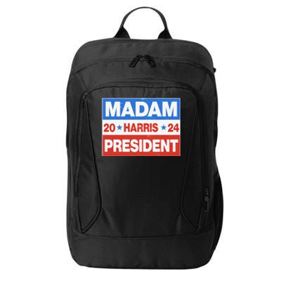 Madam President Harris Vote Kamala Harris 2024 Election City Backpack