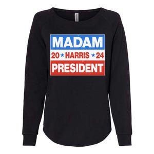 Madam President Harris Vote Kamala Harris 2024 Election Womens California Wash Sweatshirt