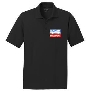 Madam President Harris Vote Kamala Harris 2024 Election PosiCharge RacerMesh Polo