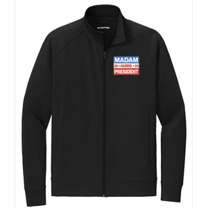 Madam President Harris Vote Kamala Harris 2024 Election Stretch Full-Zip Cadet Jacket