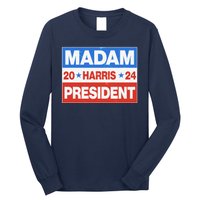 Madam President Harris Vote Kamala Harris 2024 Election Long Sleeve Shirt