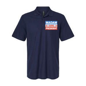 Madam President Harris Vote Kamala Harris 2024 Election Softstyle Adult Sport Polo