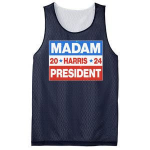 Madam President Harris Vote Kamala Harris 2024 Election Mesh Reversible Basketball Jersey Tank