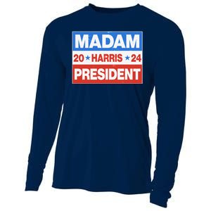 Madam President Harris Vote Kamala Harris 2024 Election Cooling Performance Long Sleeve Crew