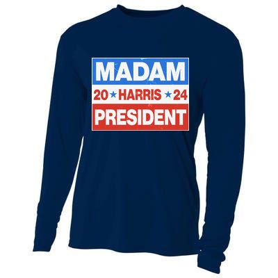 Madam President Harris Vote Kamala Harris 2024 Election Cooling Performance Long Sleeve Crew