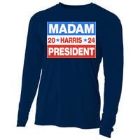 Madam President Harris Vote Kamala Harris 2024 Election Cooling Performance Long Sleeve Crew