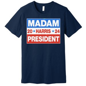 Madam President Harris Vote Kamala Harris 2024 Election Premium T-Shirt