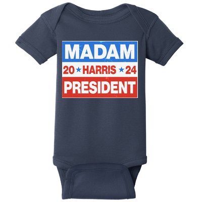 Madam President Harris Vote Kamala Harris 2024 Election Baby Bodysuit