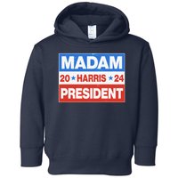 Madam President Harris Vote Kamala Harris 2024 Election Toddler Hoodie