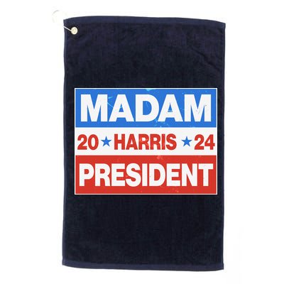 Madam President Harris Vote Kamala Harris 2024 Election Golf Towel