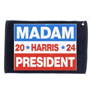 Madam President Harris Vote Kamala Harris 2024 Election Grommeted Golf Towel