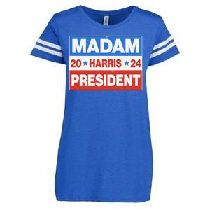 Madam President Harris Vote Kamala Harris 2024 Election Enza Ladies Jersey Football T-Shirt