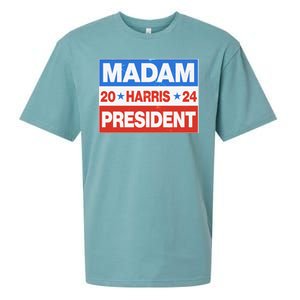 Madam President Harris Vote Kamala Harris 2024 Election Sueded Cloud Jersey T-Shirt