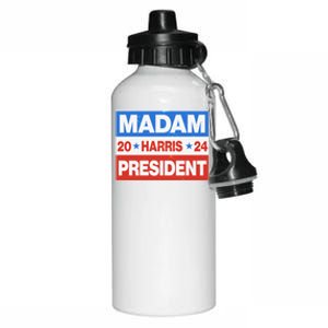 Madam President Harris Vote Kamala Harris 2024 Election Aluminum Water Bottle