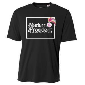 Madam President Harris Walz 2024 And Tim Cooling Performance Crew T-Shirt