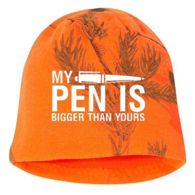 My Pen Is Bigger Than Yours Kati - Camo Knit Beanie