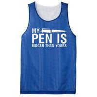 My Pen Is Bigger Than Yours Mesh Reversible Basketball Jersey Tank