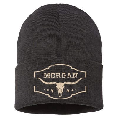 Morgan Personalized I Love Morgan Sustainable Knit Beanie