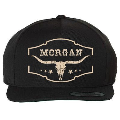 Morgan Personalized I Love Morgan Wool Snapback Cap