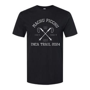 Machu Picchu Inca Trail Summit 2024 Hike Cusco Peru Softstyle CVC T-Shirt