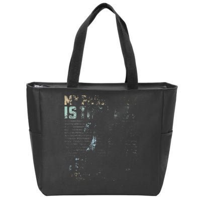My Password Is The Last 8 Digits of Pi Math Nerd Teachers Zip Tote Bag