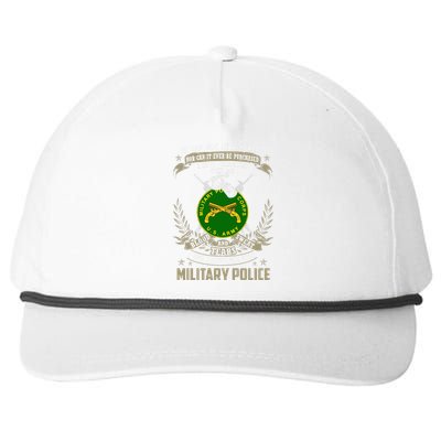 Military Police  It Can Not Be Inherited Or Purchase Snapback Five-Panel Rope Hat