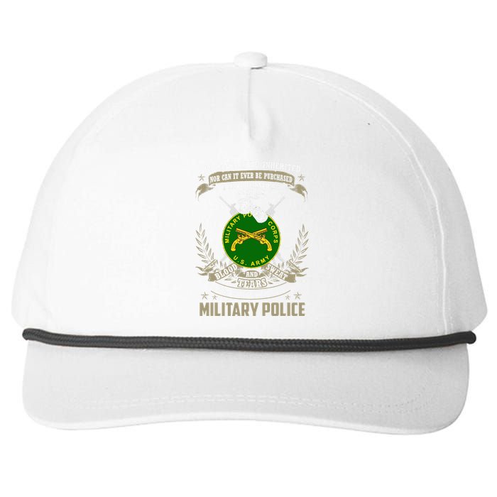 Military Police  It Can Not Be Inherited Or Purchase Snapback Five-Panel Rope Hat