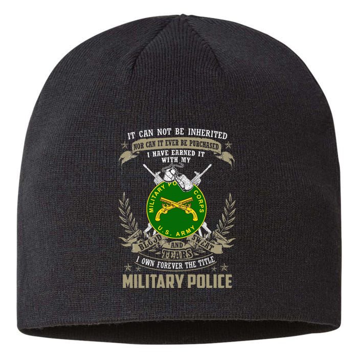 Military Police  It Can Not Be Inherited Or Purchase Sustainable Beanie