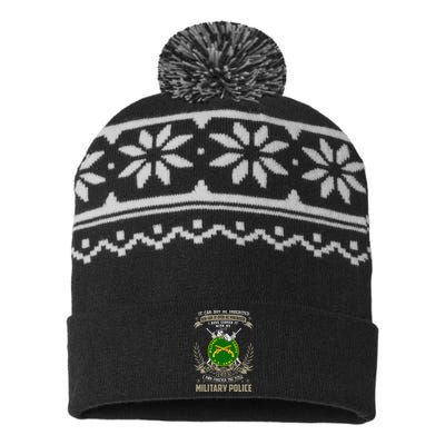 Military Police  It Can Not Be Inherited Or Purchase USA-Made Snowflake Beanie