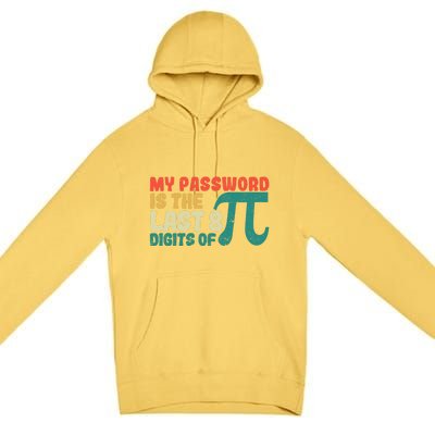 My Password Is The Last 8 Digits Of Pi Day Art Symbol Lover Gift Premium Pullover Hoodie