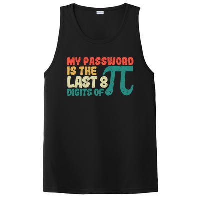 My Password Is The Last 8 Digits Of Pi Day Art Symbol Lover Gift PosiCharge Competitor Tank