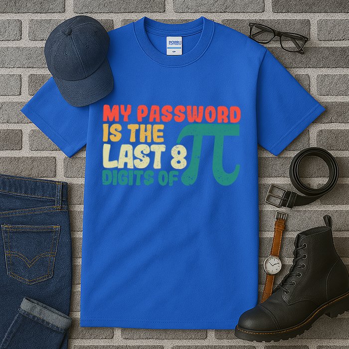 My Password Is The Last 8 Digits Of Pi Day Art Symbol Lover Gift Tall T-Shirt