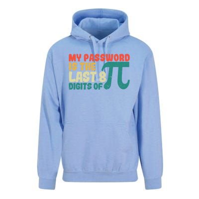 My Password Is The Last 8 Digits Of Pi Day Art Symbol Lover Gift Unisex Surf Hoodie