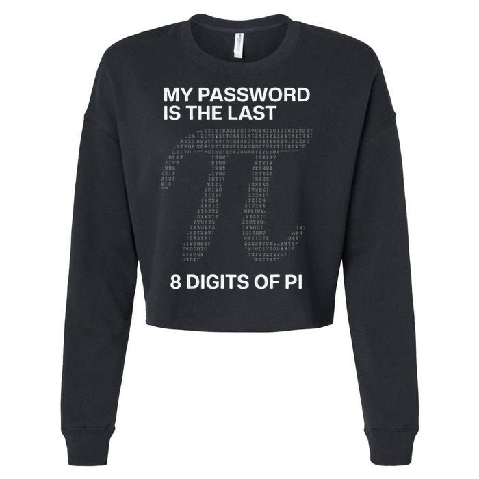 My Password Is The Last 8 Digits Of Pi Cropped Pullover Crew
